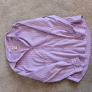 Covington ladies long sleeve lavender blouse